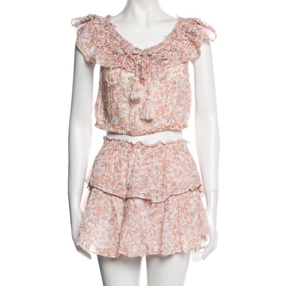 Loveshackfancy floral print skirt set - Picture 1 of 5